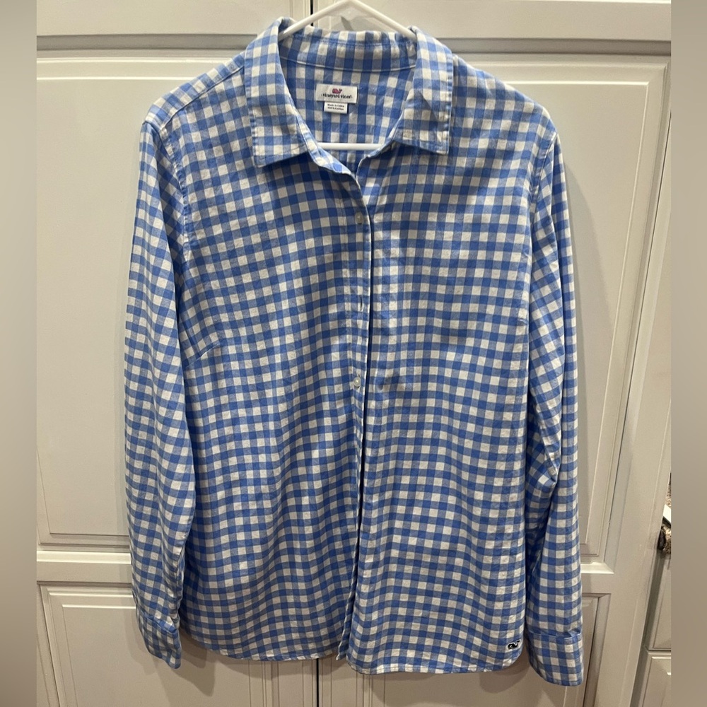 Vineyard Vines Women's Flannel Gingham Dress